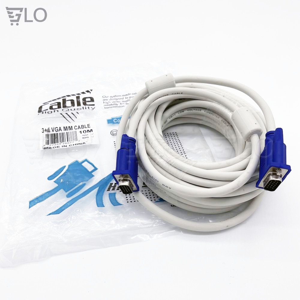 Dây Cáp Màn Hình Máy Tính VGA D-Sub 15 Pin Dài 1.5m tới 10m