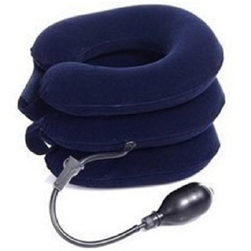 Đai Gối Hơi Massage Hỗ Trợ Điều Trị Liệu Kéo Giãn Đốt Sống Cổ 3 Tầng