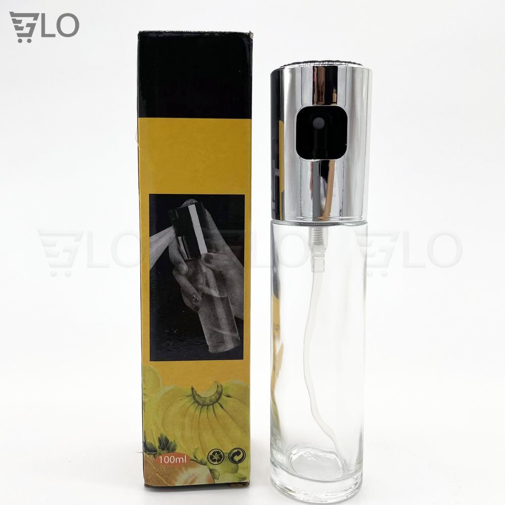 Chai Xịt Thủy Tinh Đựng Dầu 100ml Giúp Món Nướng Thơm Ngon Và Không Bị Khô