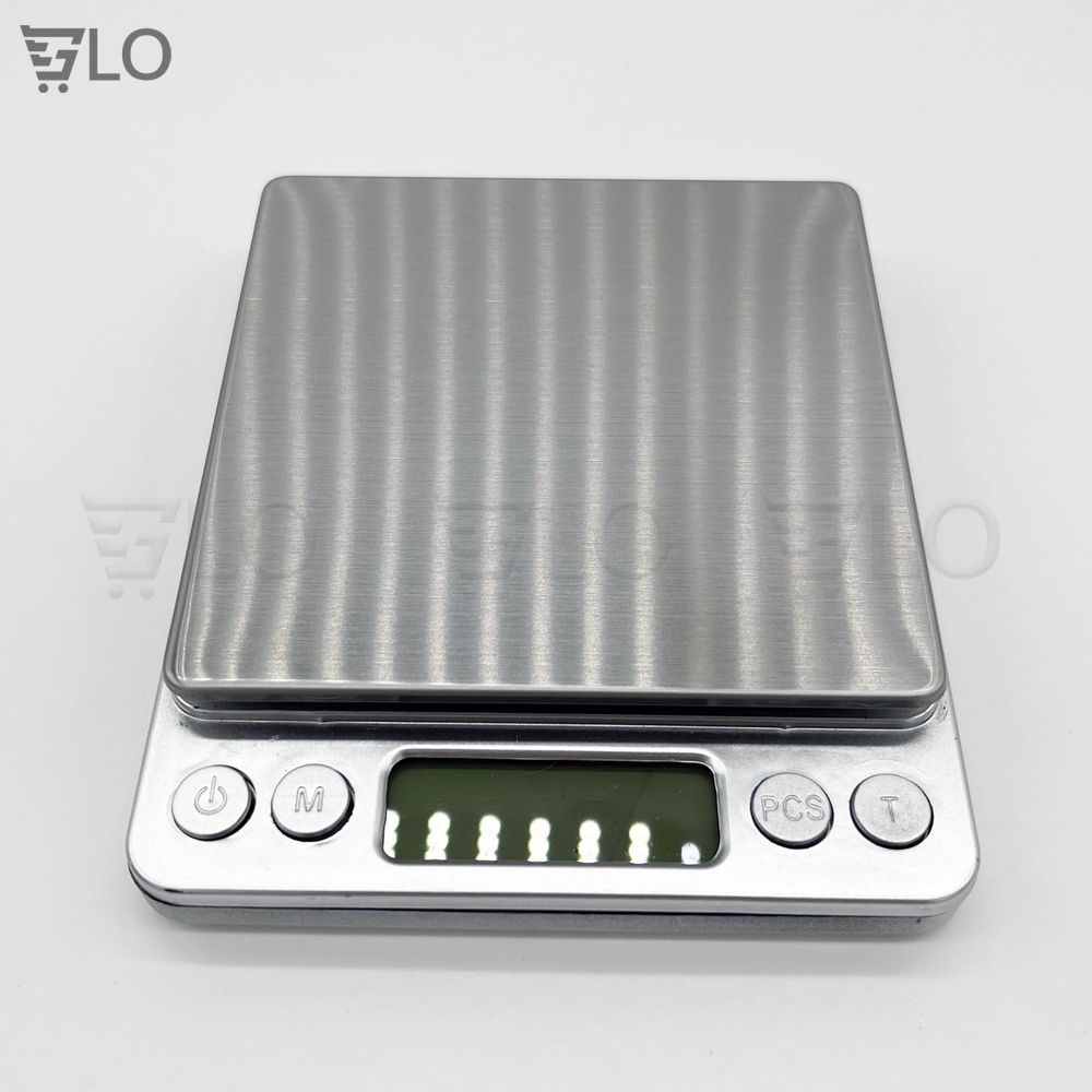 Cân Tiểu Ly 0.5Kg/1Kg/3Kg Cao Cấp Độ Chính Xác Cao(Tặng Kèm 2 Pin AAA, 2 Khay Nhựa)