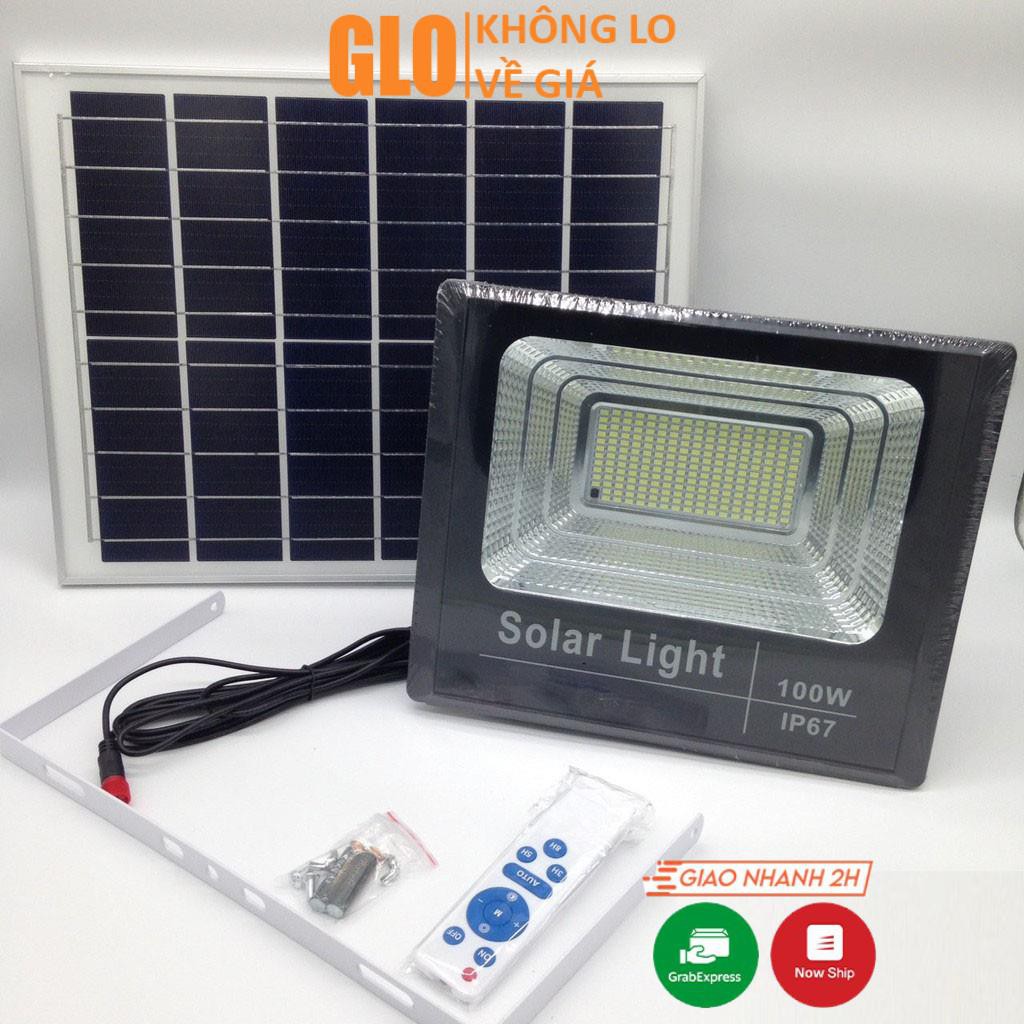 Đèn Led Pha Năng Lượng Mặt Trời 100W