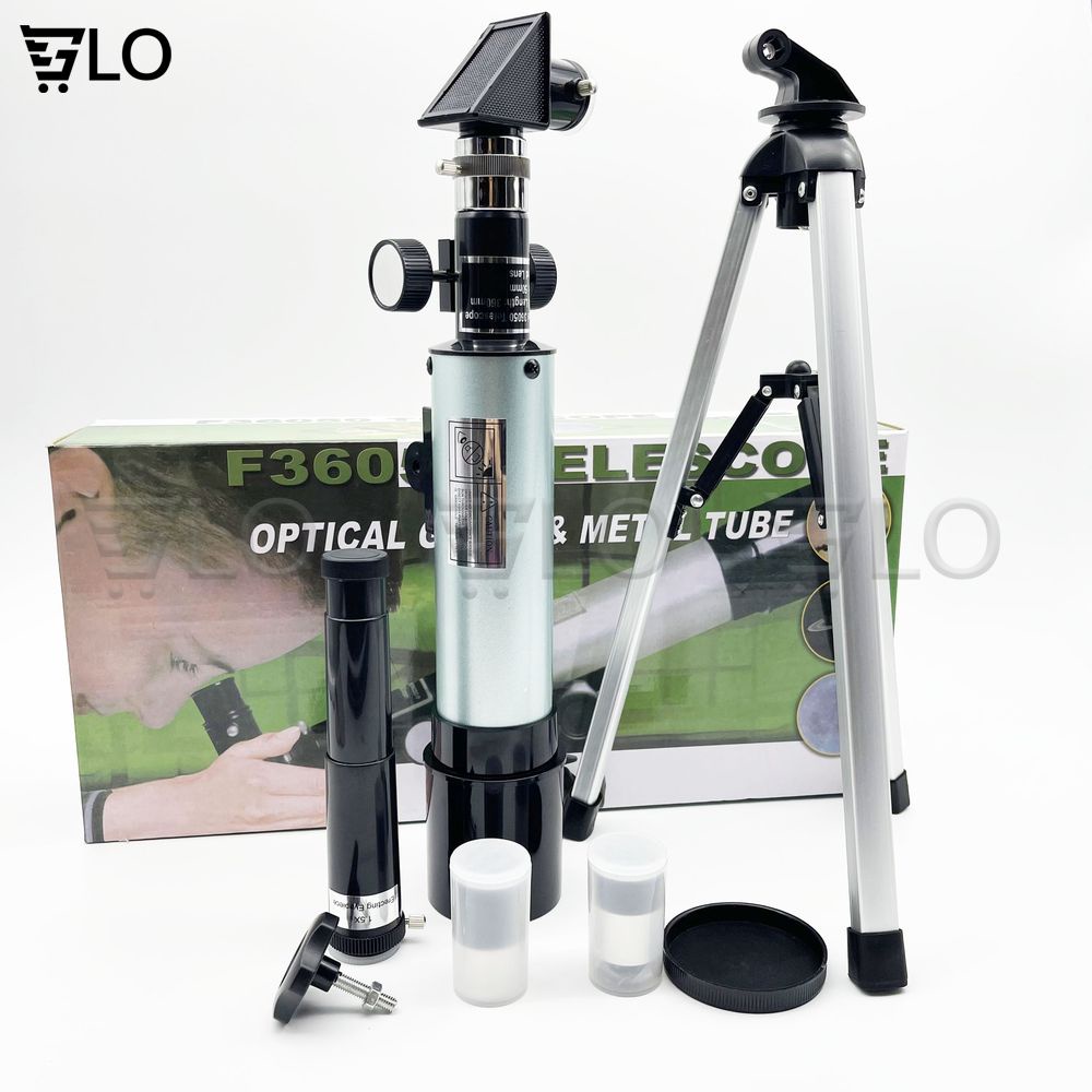 Kính Thiên Văn F36050 Cao Cấp Loại Lớn, Kính Viễn Vọng Khúc Xạ Ngắm Trăng Sao Sắc Nét Cho Trẻ Em Giá Rẻ