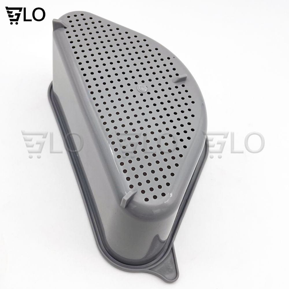 Kệ Góc Tam Giác Thoát Nước Bồn Rửa Chén Kích Thước 26x10x14cm