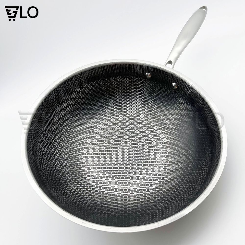 Chảo Siêu Chống Dính Sâu Lòng Lưới Tổ Ong 32cm