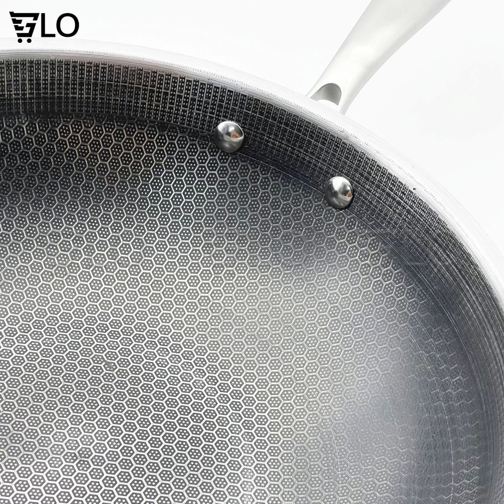 Chảo Siêu Chống Dính Sâu Lòng Lưới Tổ Ong 32cm