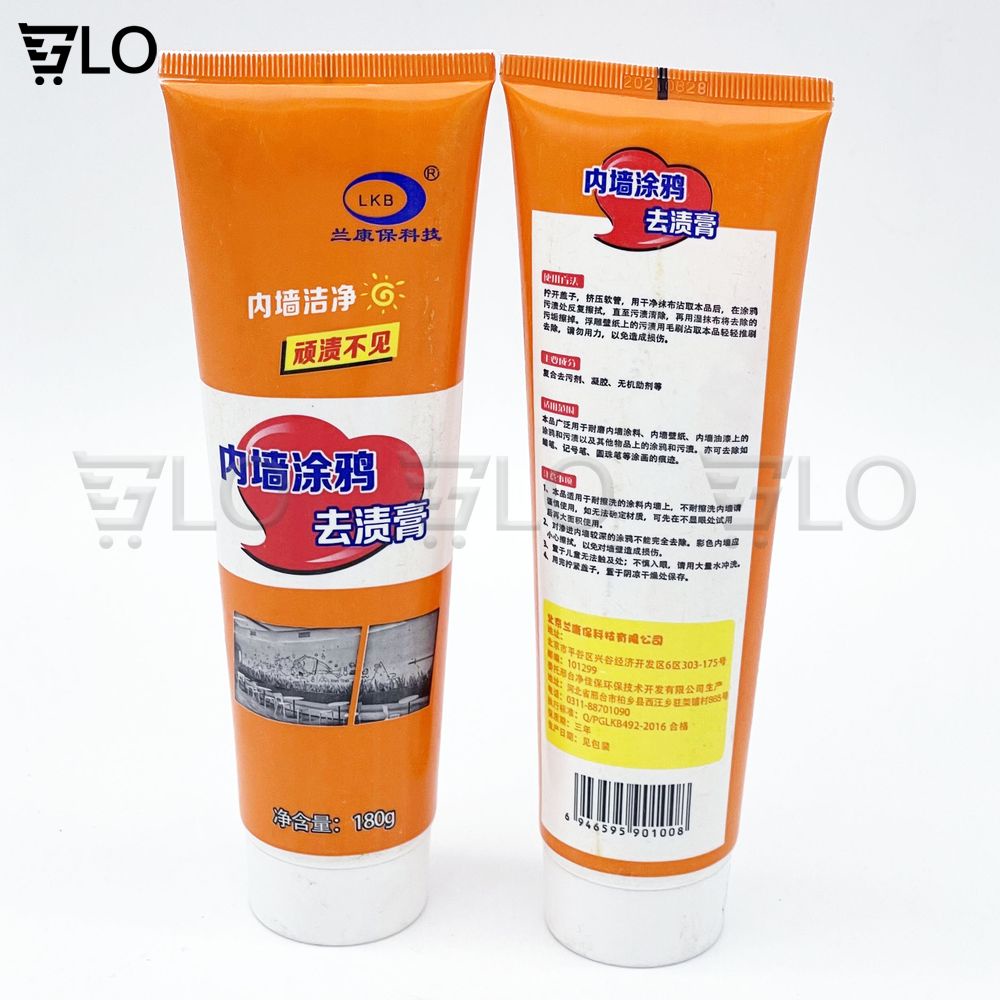 Kem Xoá Vết Bút Màu, Vết Bẩn Trên Tường Nhà Chai Tẩy Làm Sạch Vết Bẩn Trên Tường 180g