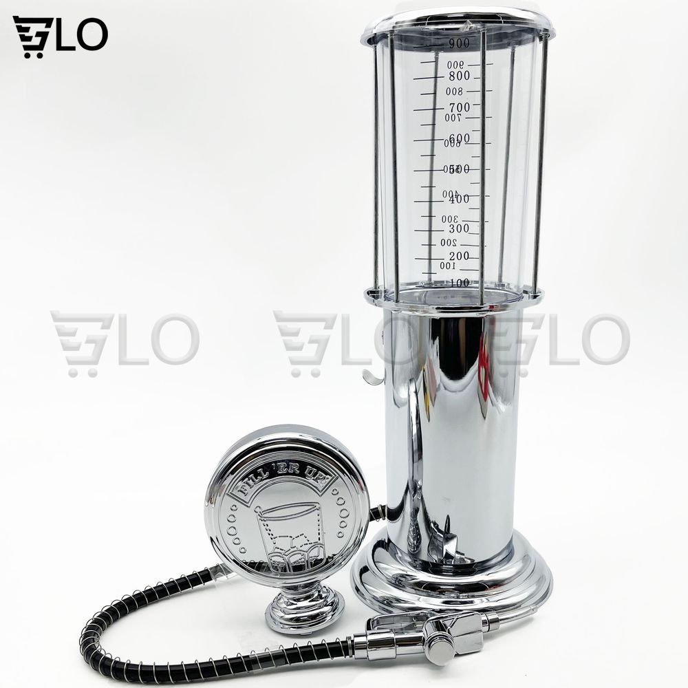 Bình Rót Bia Rượu Bar Butler Hình Cây Xăng 1 Vòi Bơm