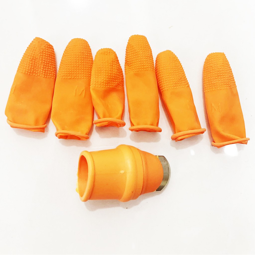 Ngón Tay Cái Hái Trái Cây Và Rau Củ Kèm Thêm 6 Bao Tay Ngón Trỏ