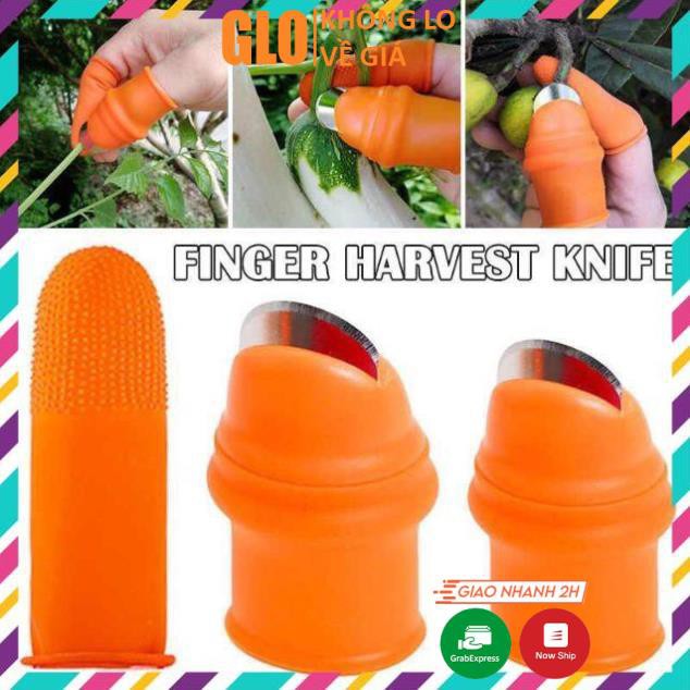 Ngón Tay Cái Hái Trái Cây Và Rau Củ Kèm Thêm 6 Bao Tay Ngón Trỏ