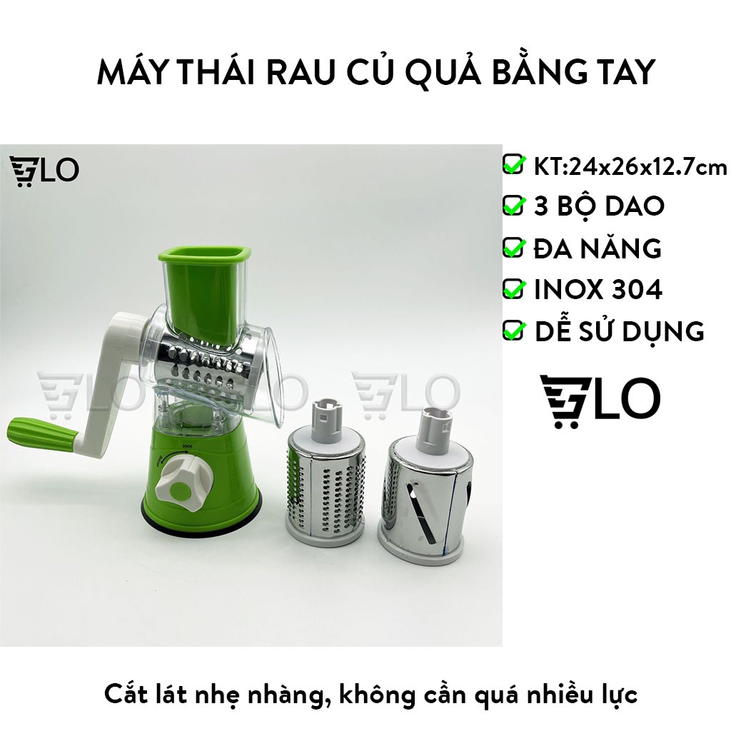 Máy Thái Rau Củ Quả Đa Năng Bằng Tay