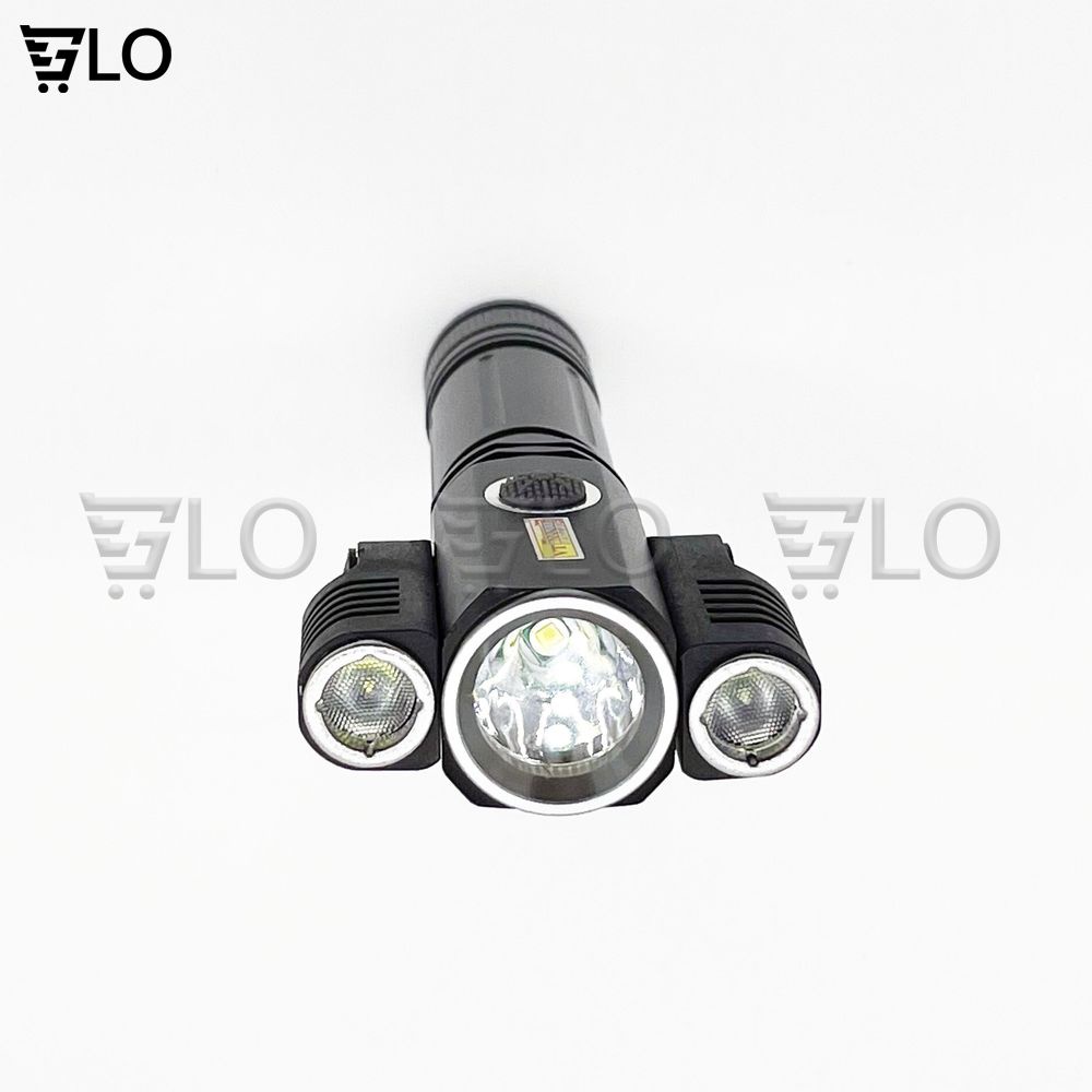 Đèn Pin Siêu Sáng Kinsach Ks-738 3 Bóng Xoay 360 Độ
