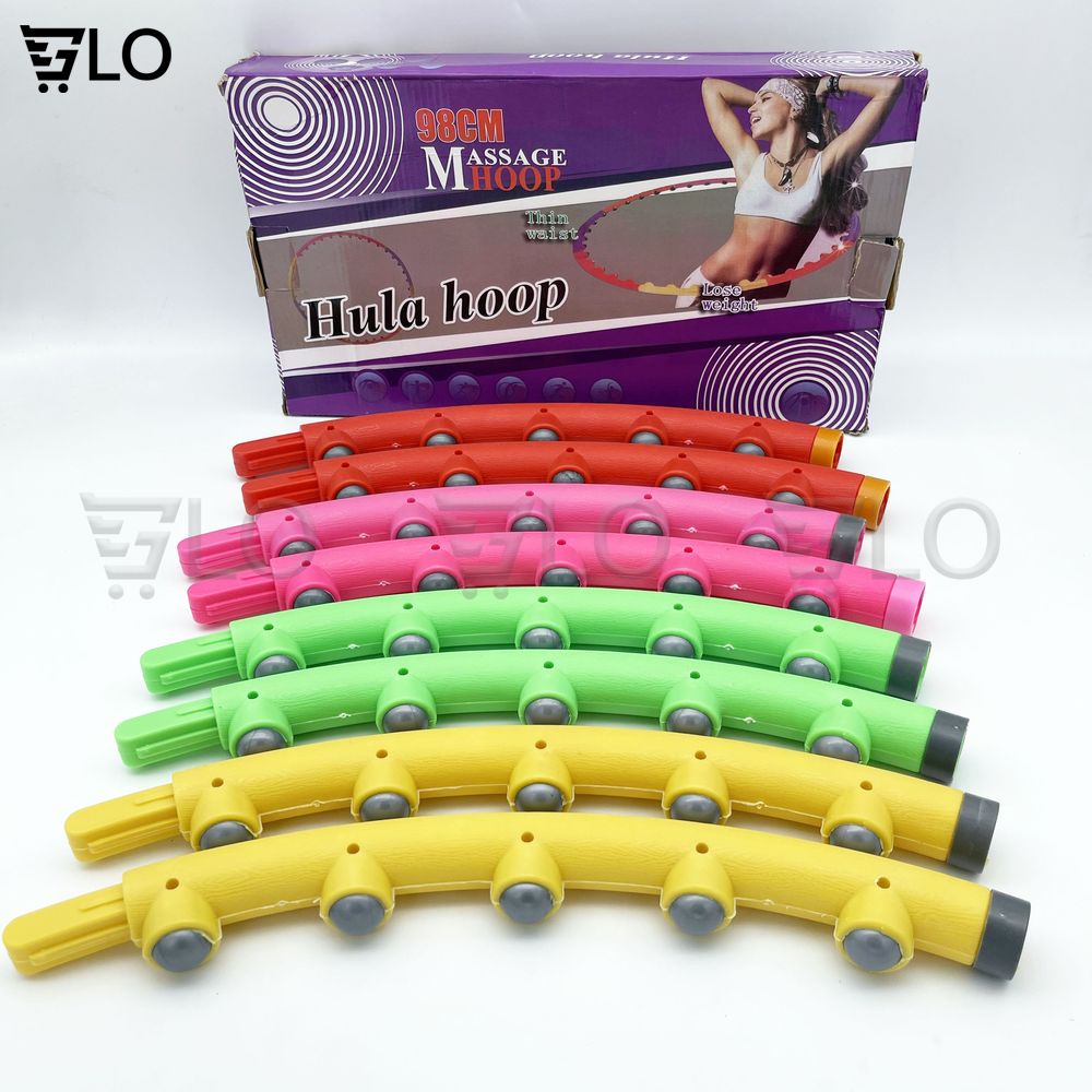 Vòng Lắc Eo Thông Minh Hula Hoop Thế Hệ Mới Giúp Giảm Mỡ Bụng, Điều Hòa Nhịp Tim, Massage Cơ Bụng