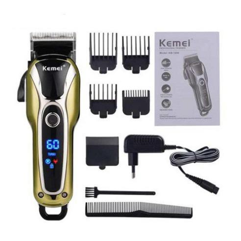 Tông đơ cắt tóc Kemei KM-1990 Dùng Pin Sạc Dòng Cao Cấp
