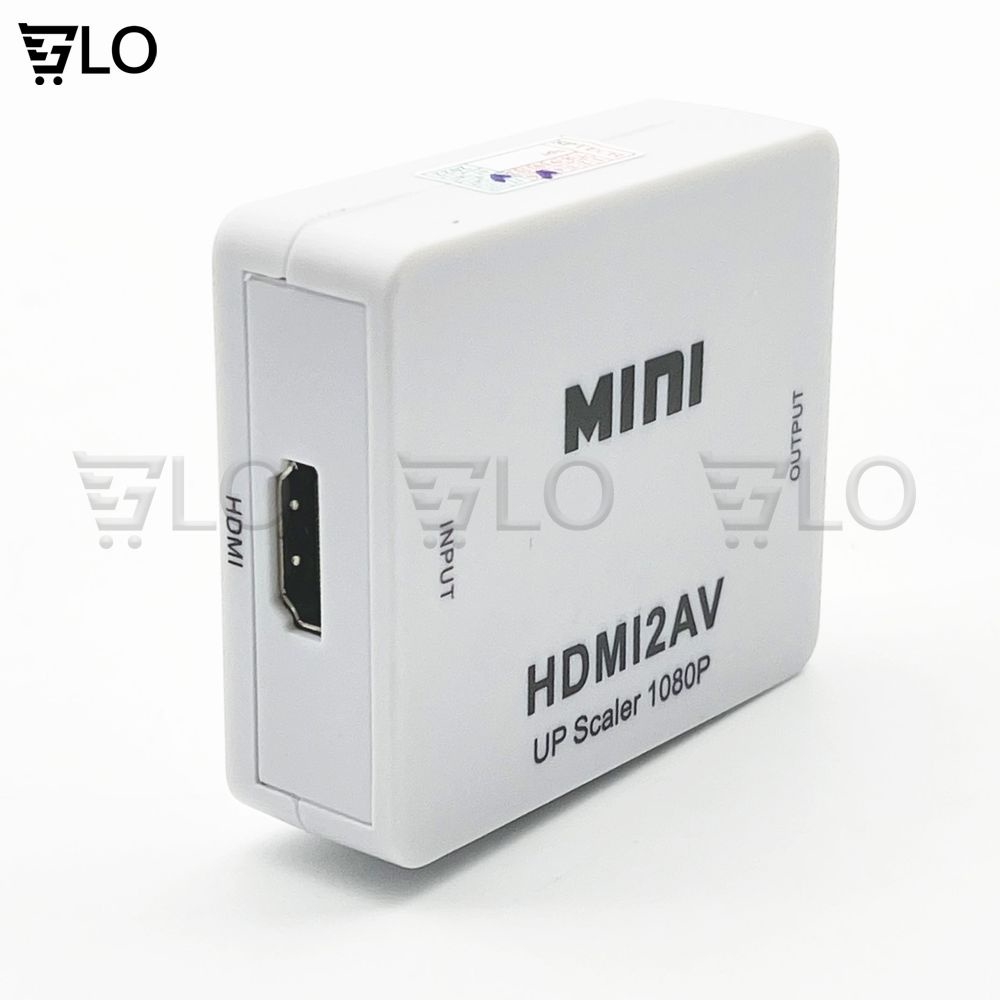 Box Chuyển HDMI Ra AV Mini HDMI2AV, Bộ Adapter Chuyển Đổi HDMI Sang AV