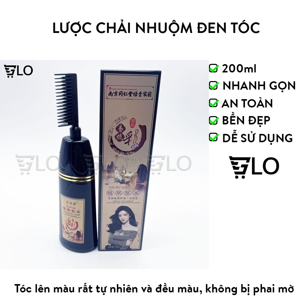 Lược Chải Nhuộm Đen Tóc Thông Minh 200ml Cực Kỳ Dễ Sử Dụng