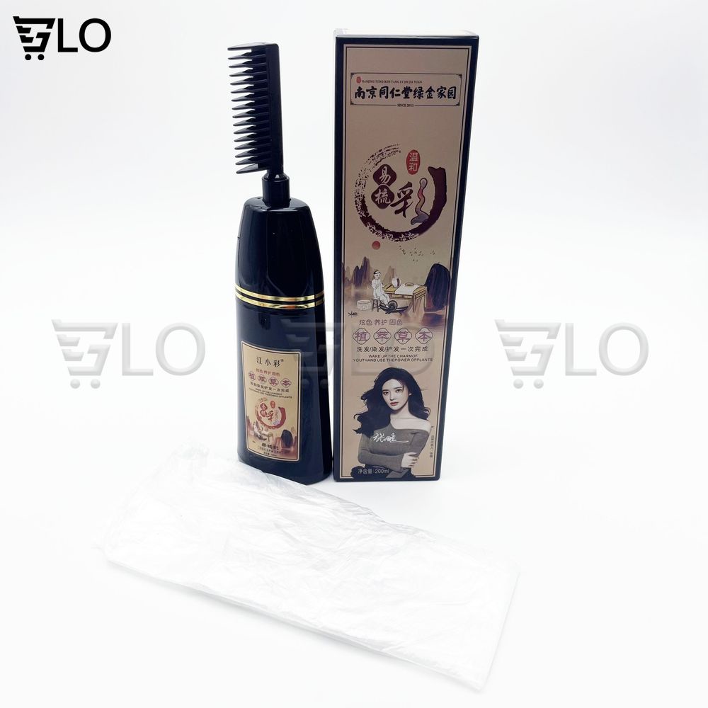 Lược Chải Nhuộm Đen Tóc Thông Minh 200ml Cực Kỳ Dễ Sử Dụng