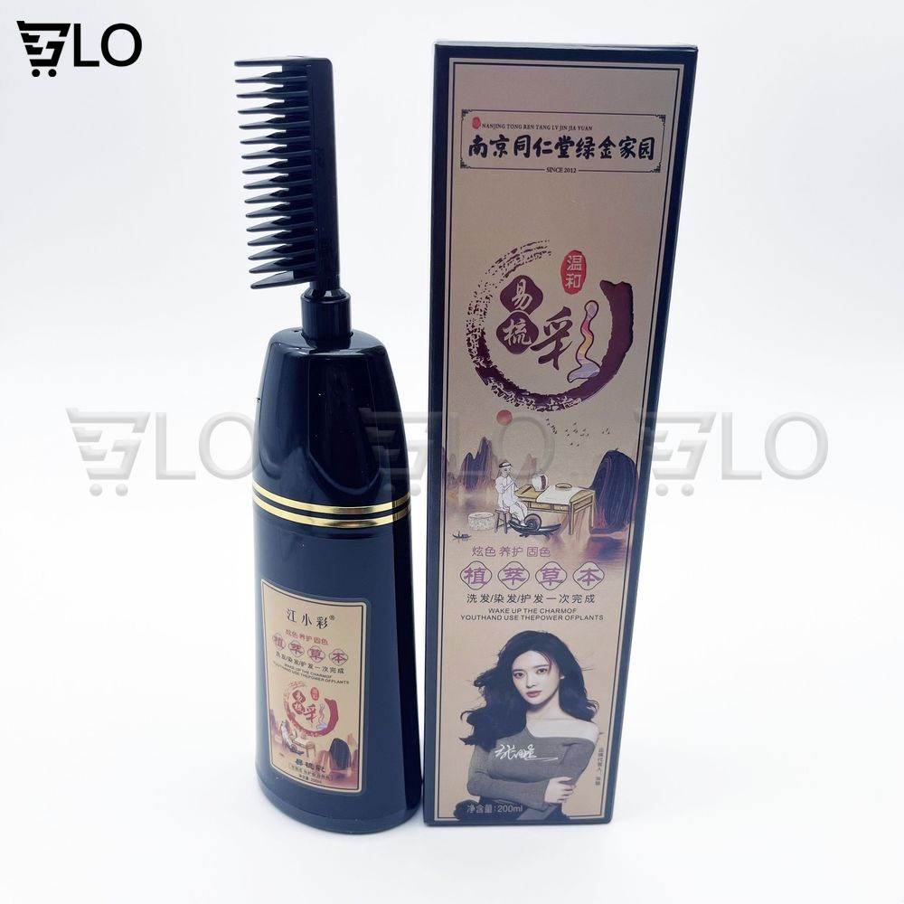 Lược Chải Nhuộm Đen Tóc Thông Minh 200ml Cực Kỳ Dễ Sử Dụng