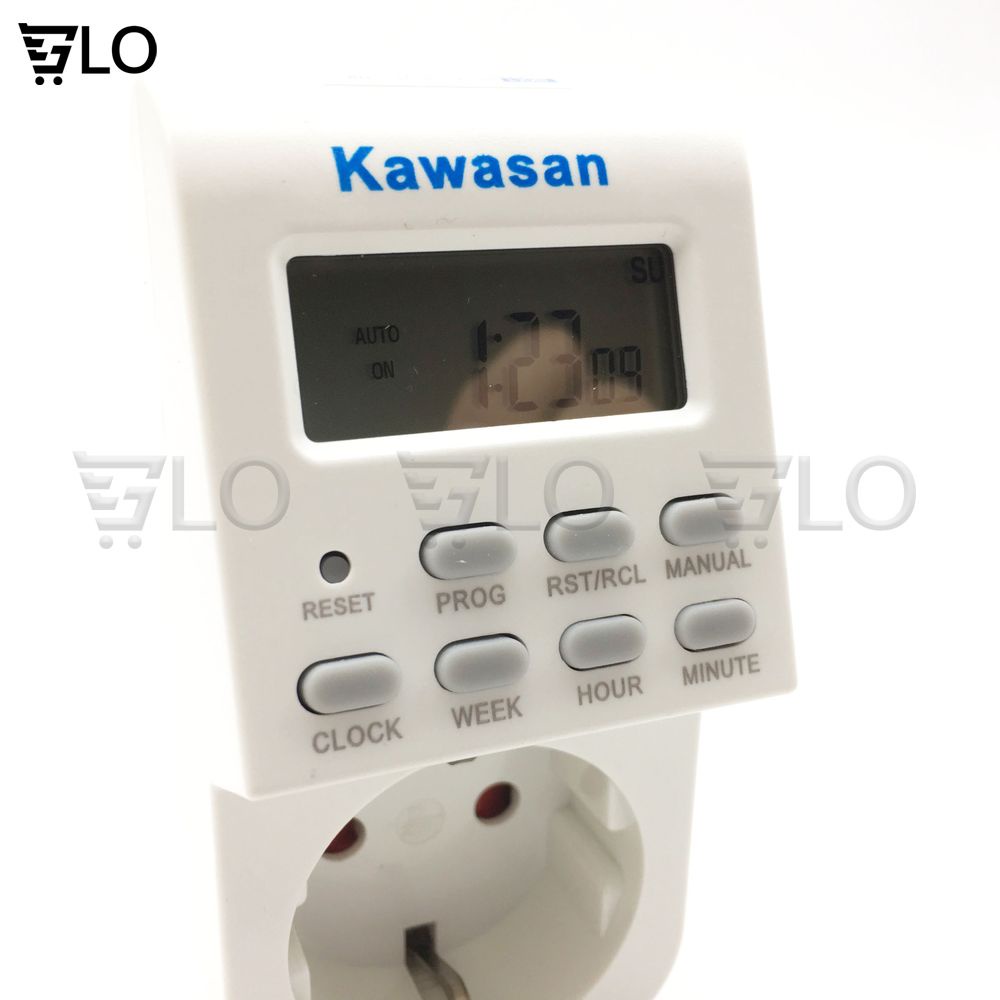 Ổ Cắm Hẹn Giờ Điện Tử On/Off Kawasan KW-TGE2B
