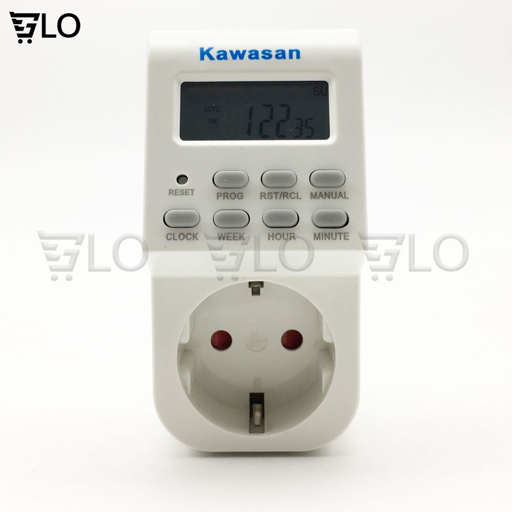 Ổ Cắm Hẹn Giờ Điện Tử On/Off Kawasan KW-TGE2B