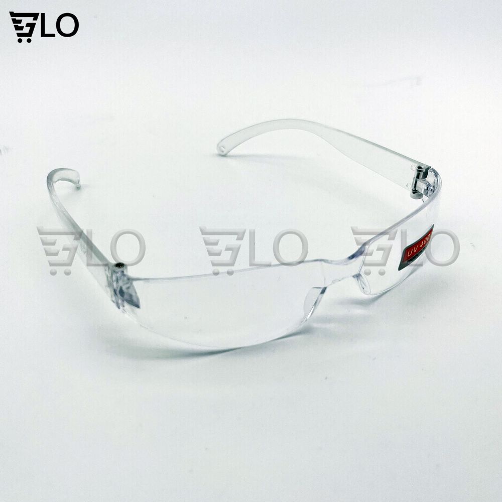 Mắt Kính Bảo Hộ Đi Đường Trắng Trong Cho Bé