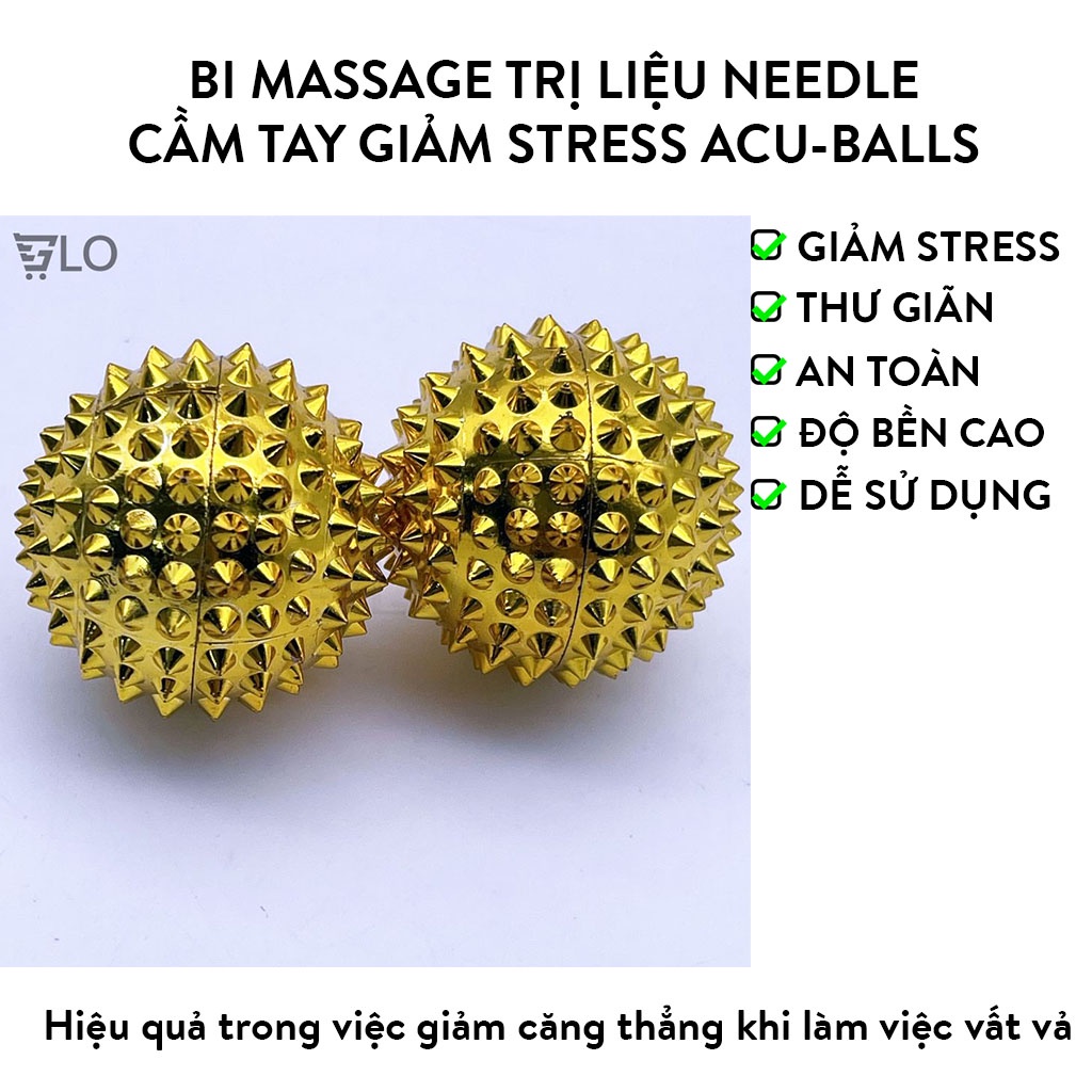 Bi Massage Trị Liệu Needle Cầm Tay Giảm Stress Acu-Balls