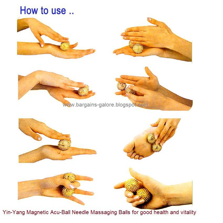 Bi Massage Trị Liệu Needle Cầm Tay Giảm Stress Acu-Balls