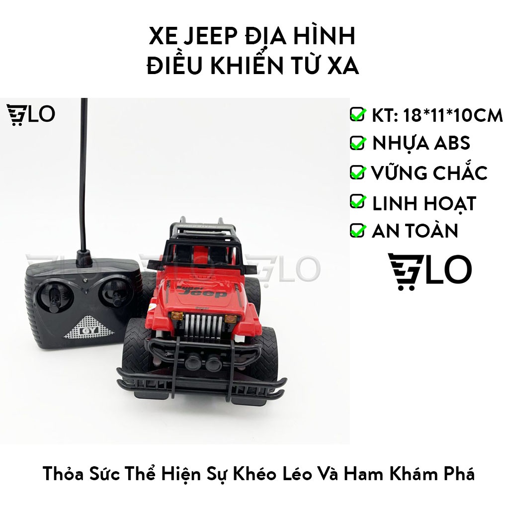 Xe Jeep Địa Hình Điều Khiển Từ Xa Cho Bé