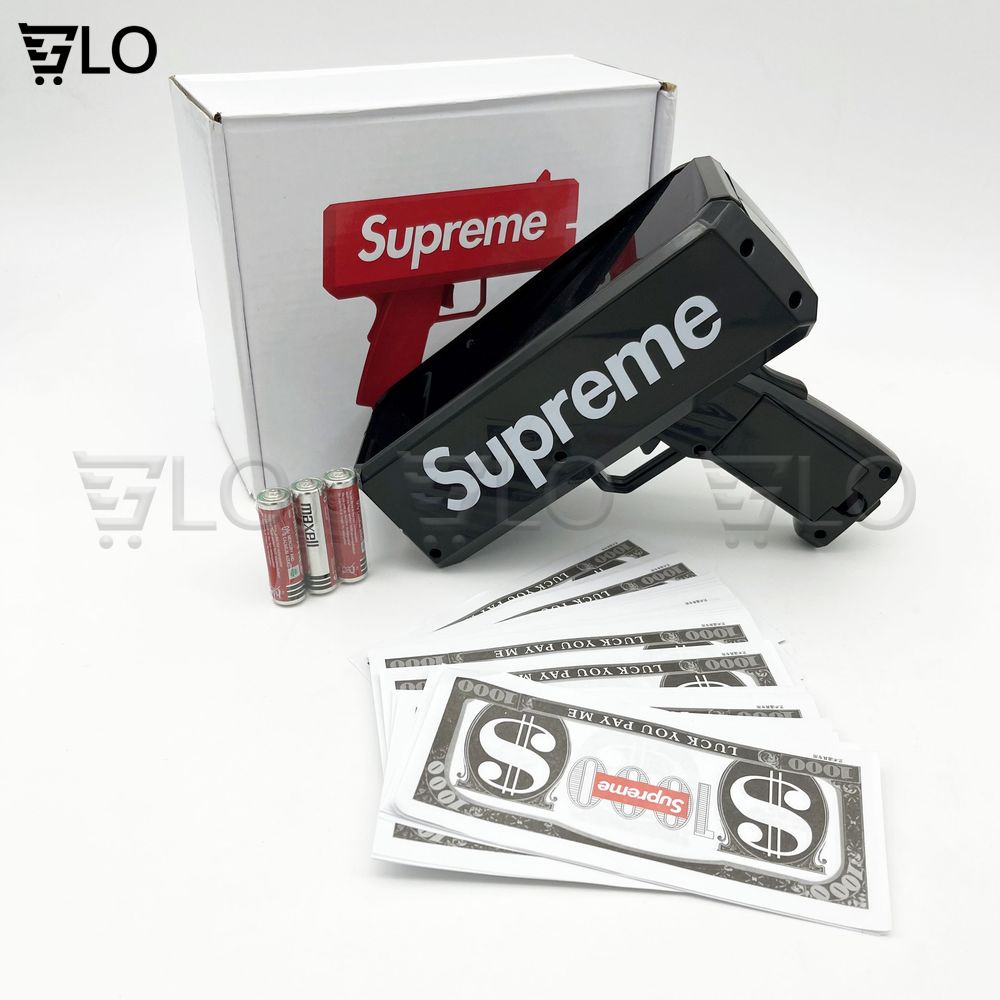 Súng Bắn Ra Tiền Supreme Vui Nhộn Tặng Kèm Pin