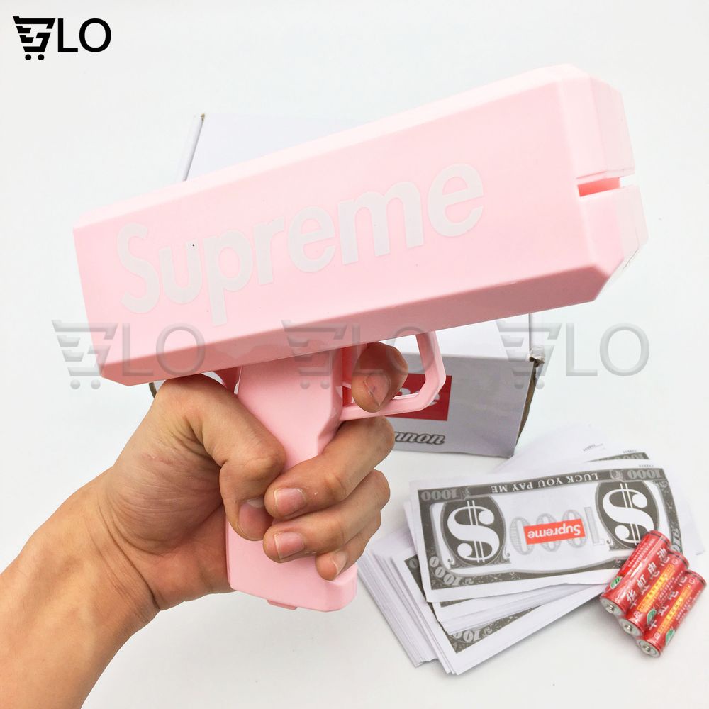 Súng Bắn Ra Tiền Supreme Vui Nhộn Tặng Kèm Pin