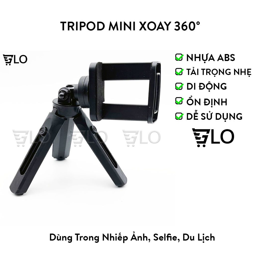 Tripod Mini Xoay 360 Độ Cho Điện Thoại