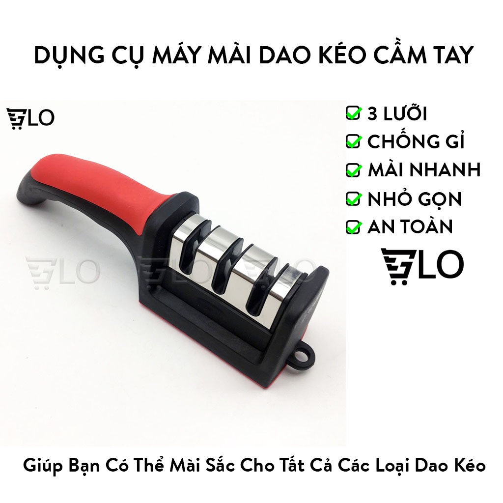 Dụng Cụ Máy Mài Dao Kéo Cầm Tay 3 Lưỡi