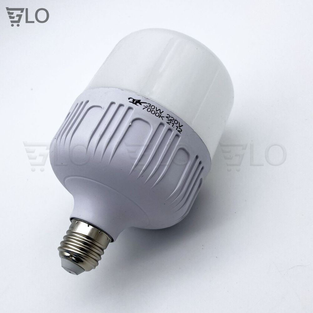 Bóng Đèn Led Trụ Trắng Bulb Siêu Sáng Tiết Kiệm Điện Nguồn 220v Đuôi Đèn Xoáy E27 Chuẩn Châu Âu