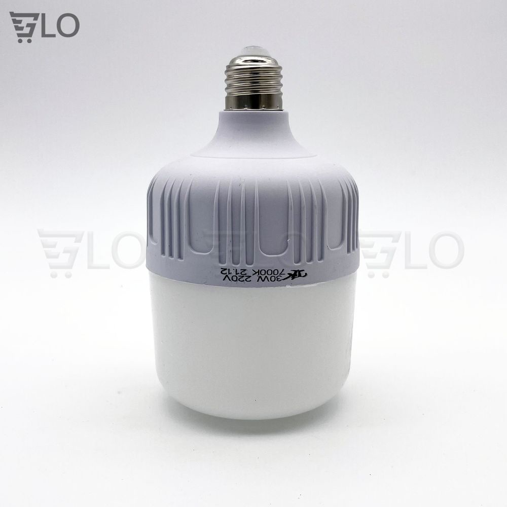 Bóng Đèn Led Trụ Trắng Bulb Siêu Sáng Tiết Kiệm Điện Nguồn 220v Đuôi Đèn Xoáy E27 Chuẩn Châu Âu