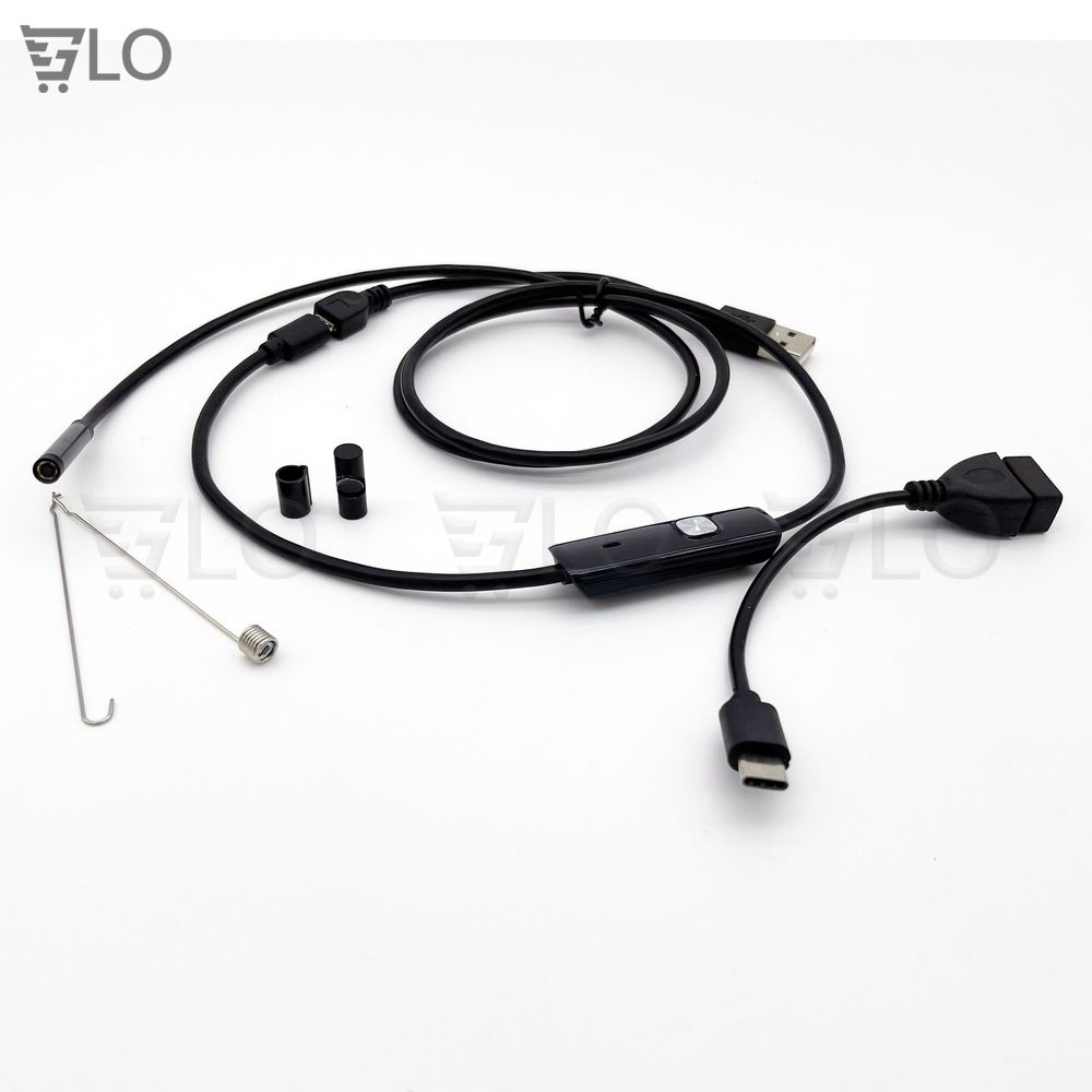 Camera Nội Soi Chống Nước(IP67) Siêu Nhỏ 5.5-8mm Dài 1-10m Cho Máy Tính Và Điện Thoại Cổng Micro USB Hoặc Type C