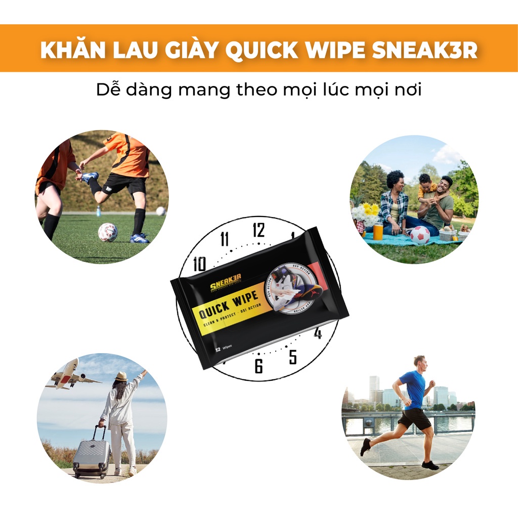 Khăn Giấy Lau Giày Sneaker Thần Thánh Bịch 30 Tờ