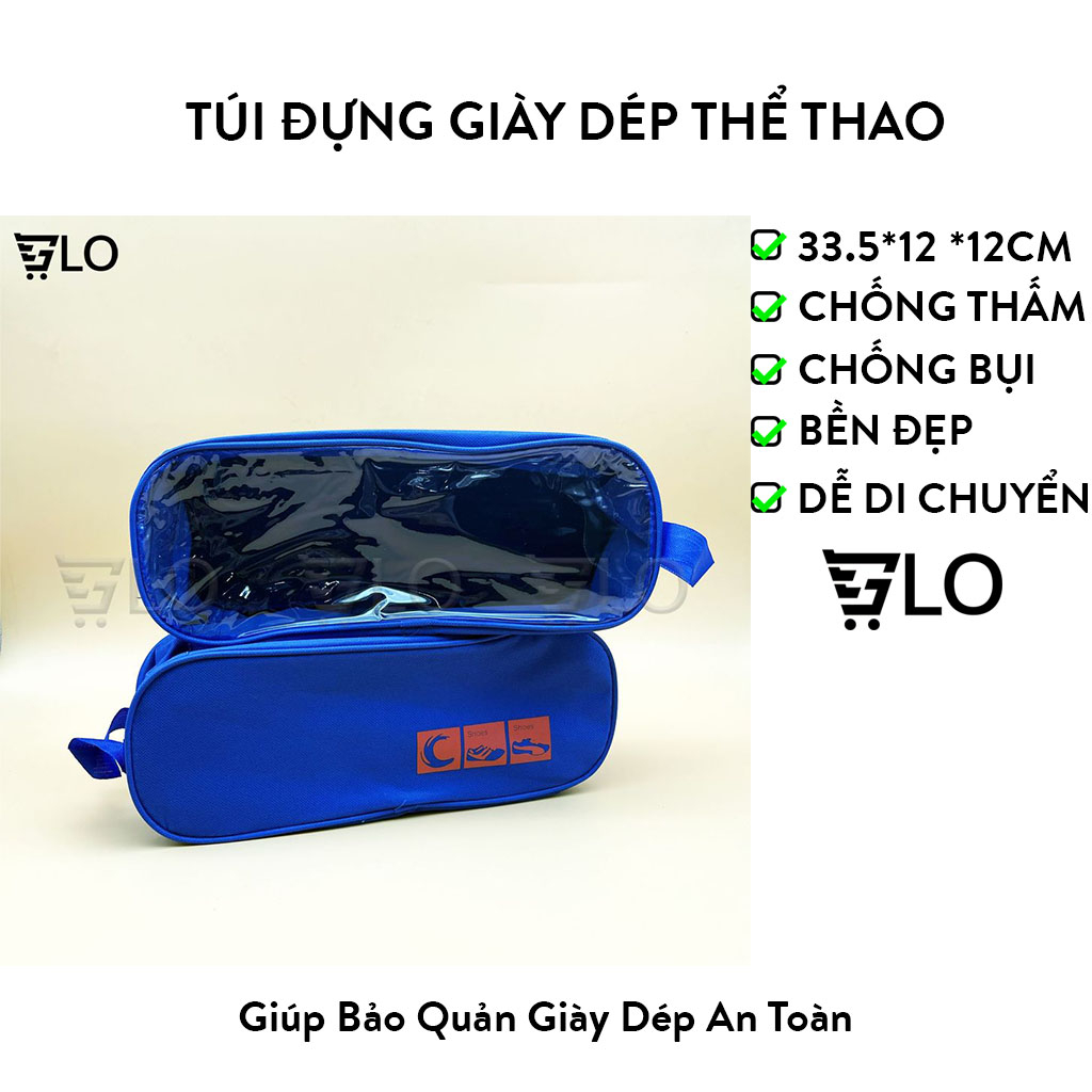 Túi Đựng Giày Dép Thể Thao Chống Thấm, Chống Bụi Có Dây Treo