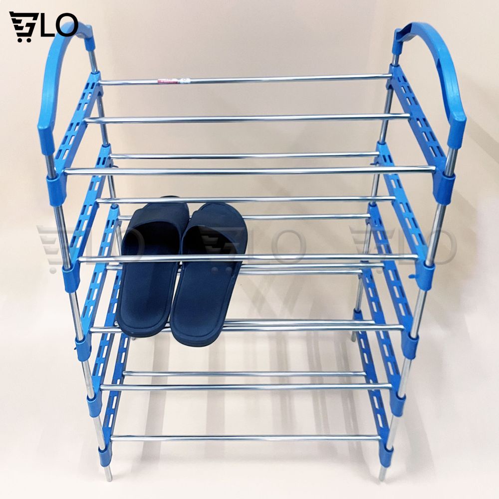 Giá Kệ Đựng Giày Dép 5 Tầng Khung Inox Chắc Chắn