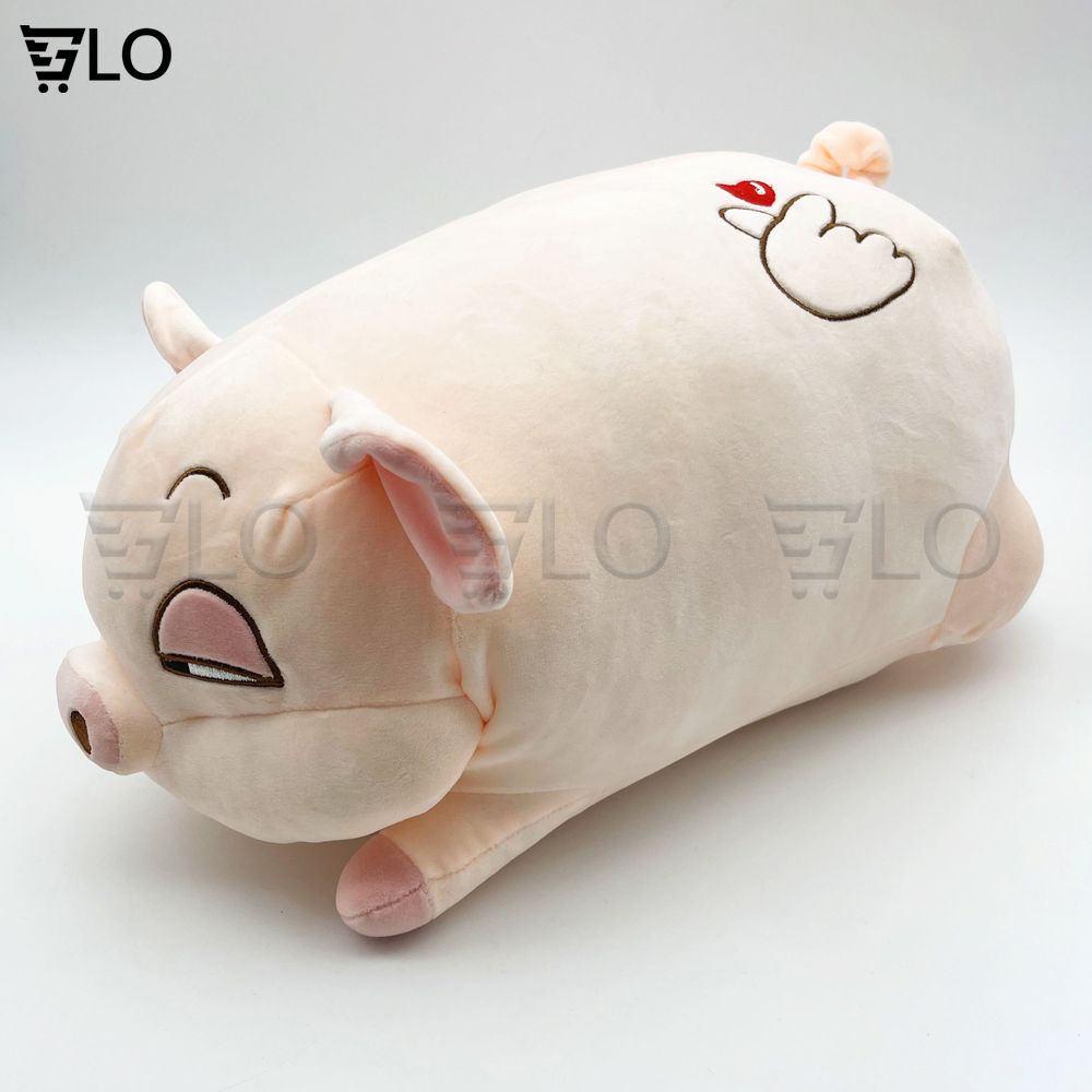 Bộ Set Chăn Gối Văn Phòng 2 In 1 Hình Heo Dễ Thương