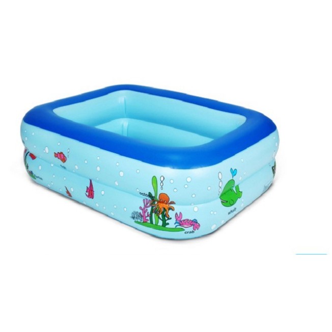 Hồ Bơi 3 Tầng Hình Chữ Nhật, Bể Bơi Cho Bé Dày Dặn Nhiều Kích Thước Lựa Chọn
