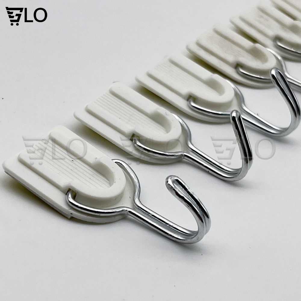 Combo 6 Cái Móc Treo Dán Tường Bằng Nhựa Đa Năng