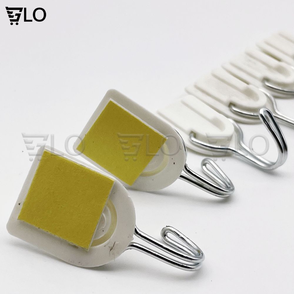 Combo 6 Cái Móc Treo Dán Tường Bằng Nhựa Đa Năng