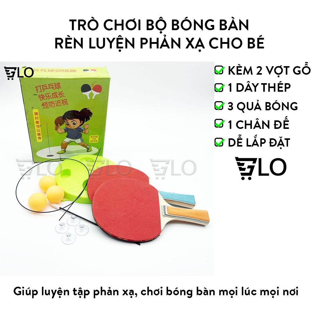 Trò Chơi Bộ Bóng Bàn Rèn Luyện Phản Xạ Cho Bé