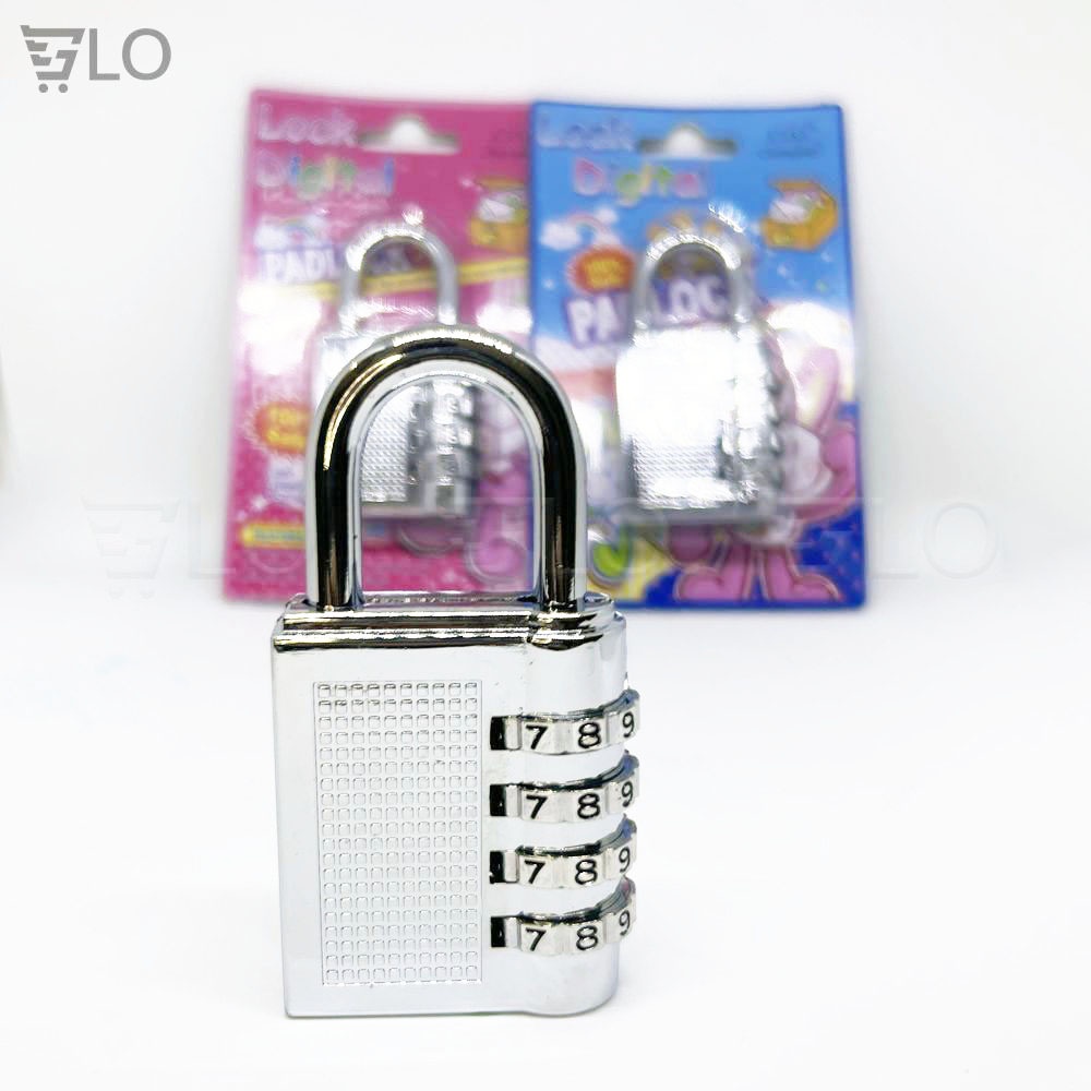Ổ Khóa Inox Mật Mã 4 Số Kích thước 4x7.5 cm