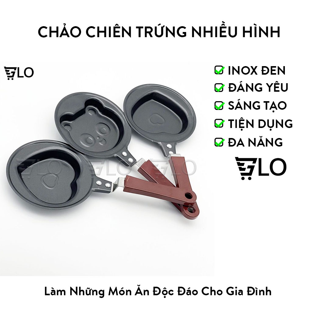 Chảo Chiên Trứng Ngộ Nghĩnh Bằng Gang Nhiều Hình Dễ Thương