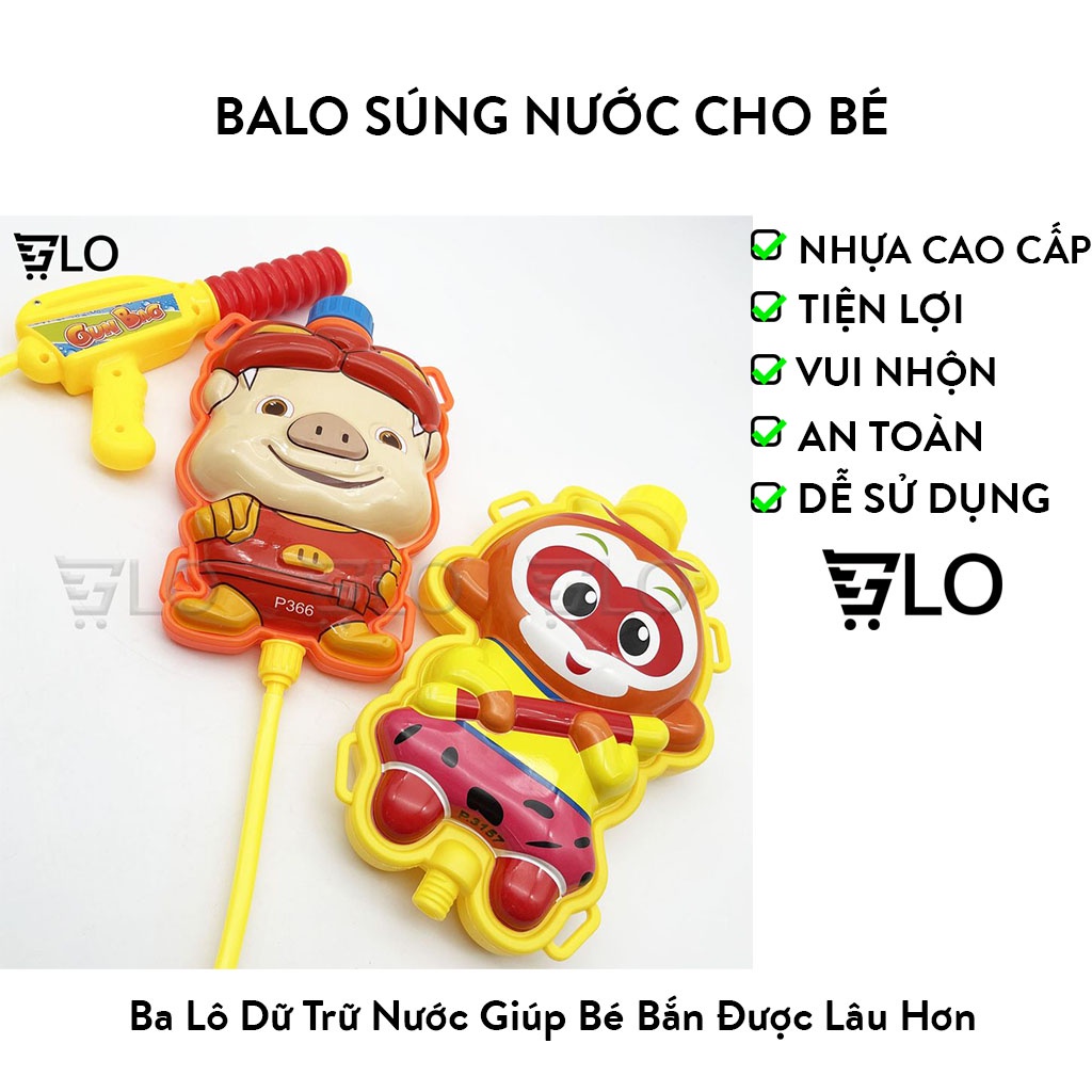 Balo Súng Nước Cho Bé