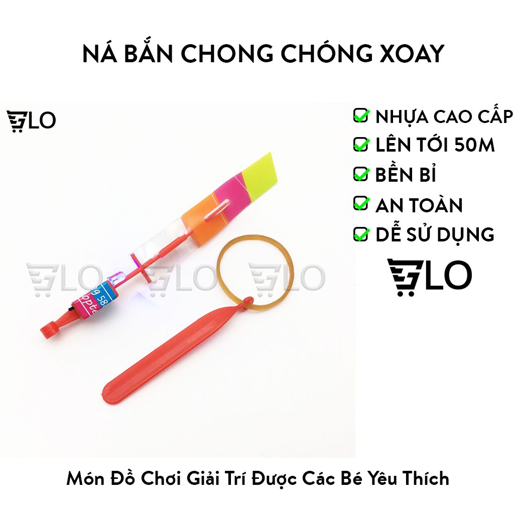 Ná Bắn Chong Chóng Xoay Cao Có Đèn Led