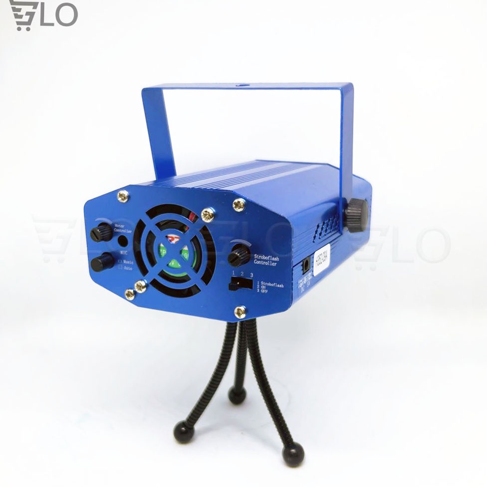 Đèn Laser Mini Sân Khấu, Vũ Trường, Trang Trí Phòng Karaoke Cảm Biến Theo Nhạc