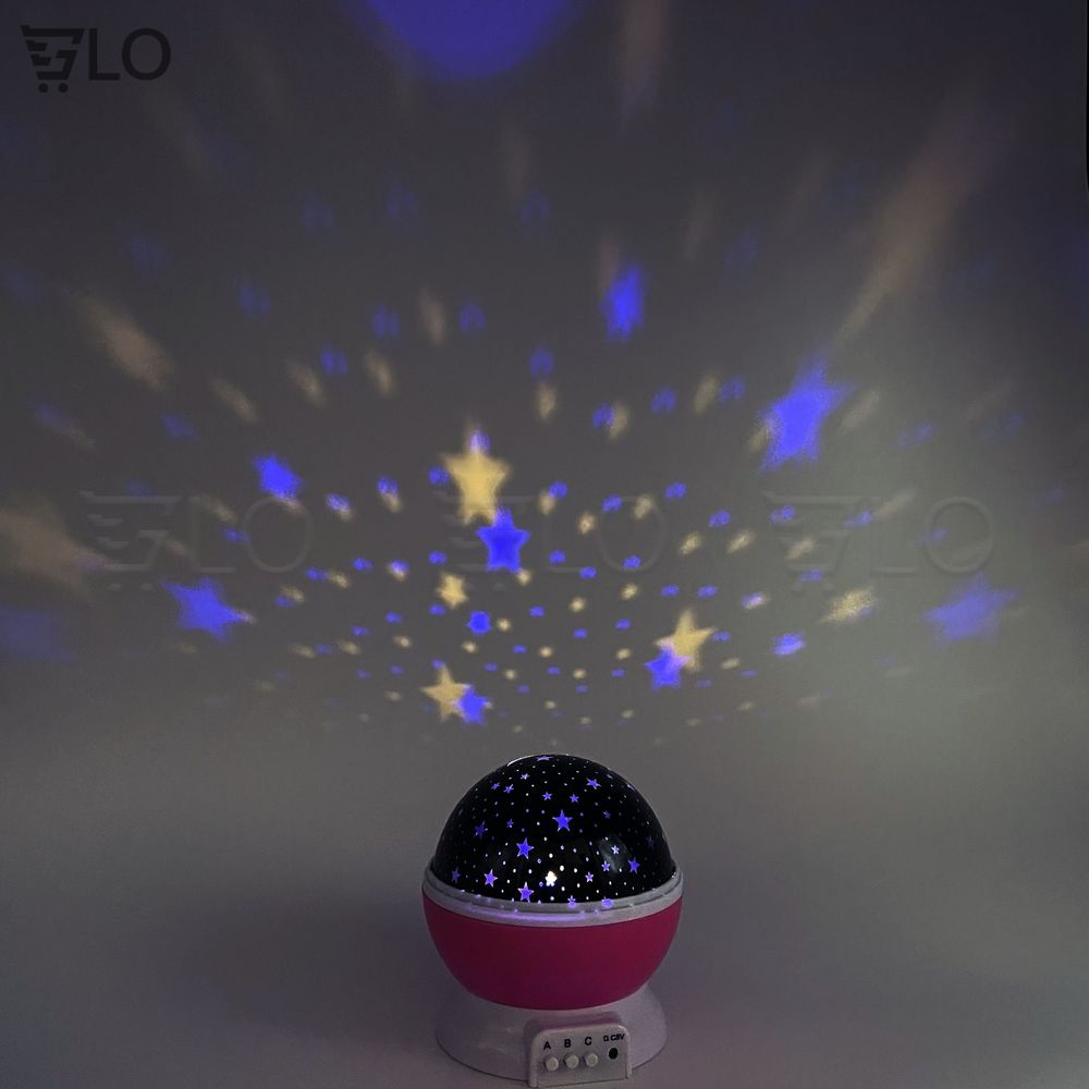 Đèn Led Chiếu Bầu Trời Trăng Sao Star Master Xoay Tròn Cực Đẹp