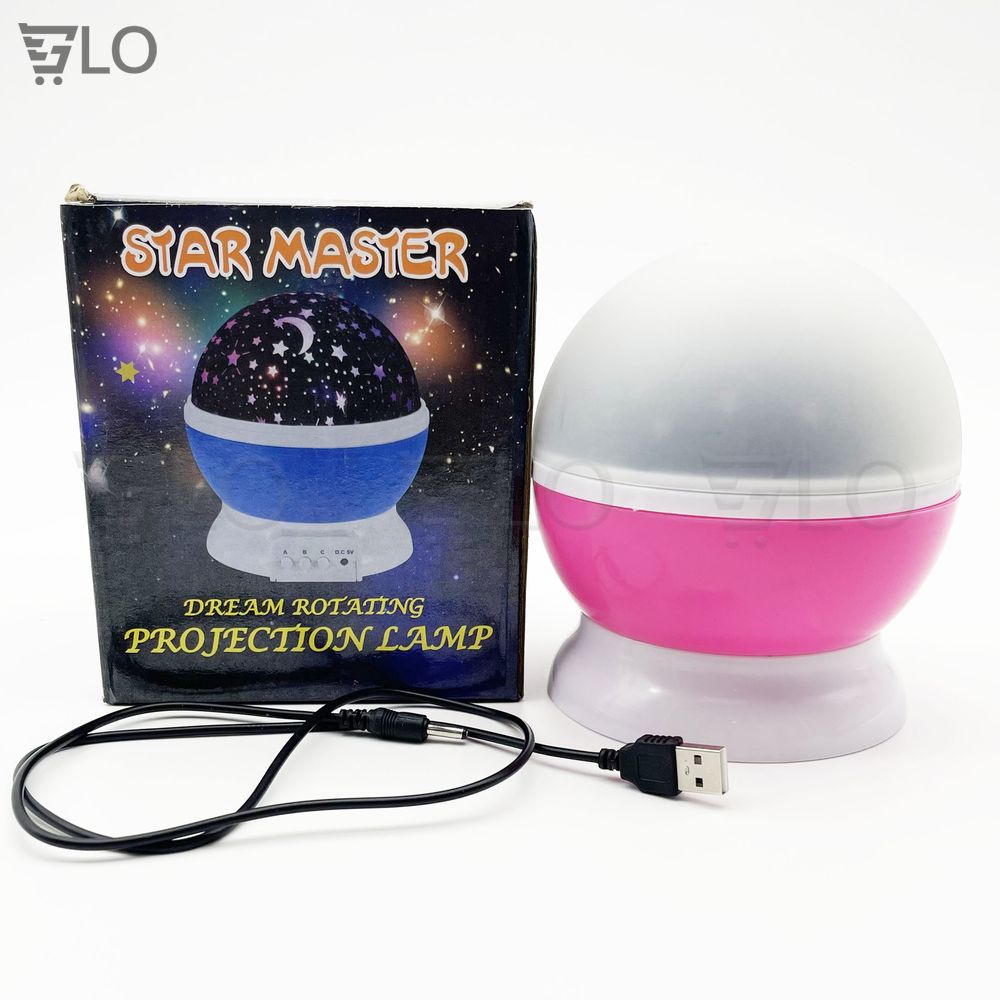 Đèn Led Chiếu Bầu Trời Trăng Sao Star Master Xoay Tròn Cực Đẹp