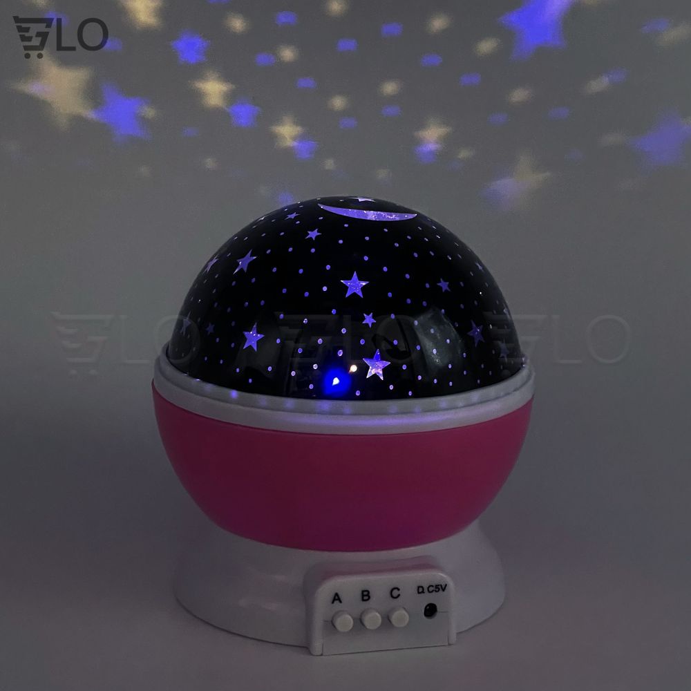 Đèn Led Chiếu Bầu Trời Trăng Sao Star Master Xoay Tròn Cực Đẹp